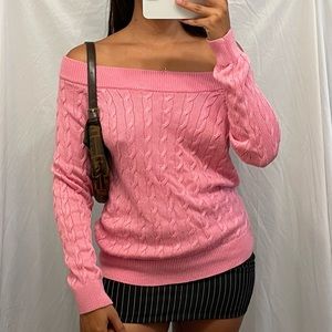 Lauren Ralph Lauren bubblegum pink sweater